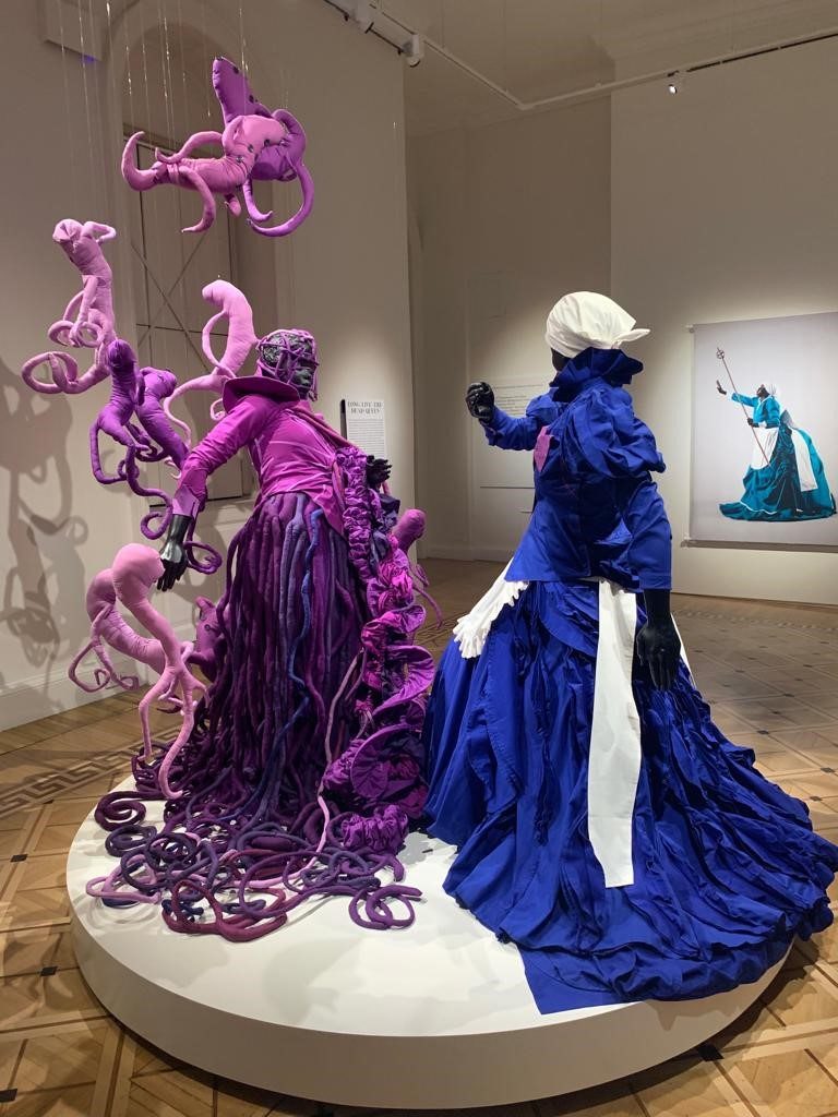 A Reversed Retrogress: Scene 1 (The Purple Shall Govern) (2013), Mary Sibande Courtesy of the artist and Somerset House London. Photograph by Flora Smyth Zahra.