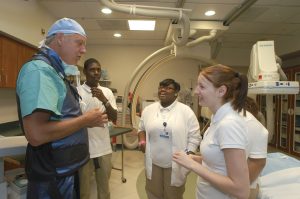 Doctor and high school student.