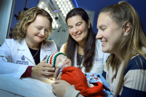 Kristen Nelson, MD, and patient