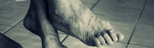 A photo of feet