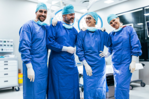 team of surgeons