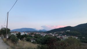 The author's photo of his mother's hometown.