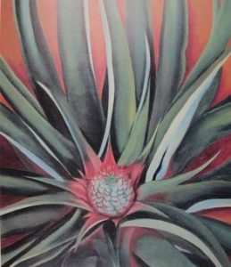 "Pineapple Bud," Georgia O'Keefe, 1939.