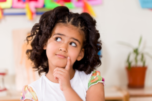 girl asking question