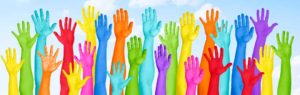 rainbow hands