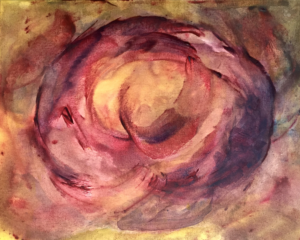 "Rebirth," original artwork by the author, Megan Gerber, 2018.