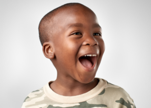boy laughing