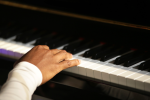 playing piano