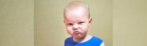 grumpy baby