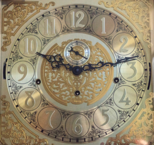 grandfather clock face