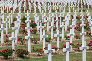 WWI Battle of Verdun Cemetery, Verdun, France.