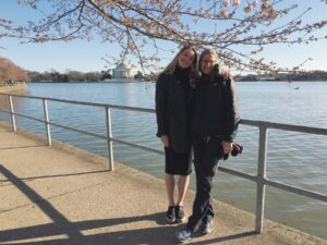 the author and her mother