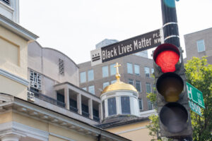 Newly Renamed Black Lives Matter Plaza NW, Washington, D.C.