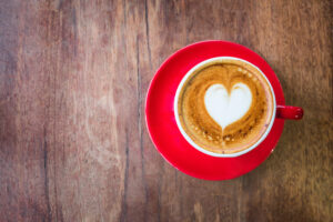 heart latte