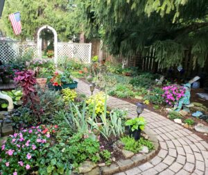 beautiful flower garden