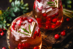 Cranberry mocktails at holiday gatherings are a great inclusive drink to serve when hosting.