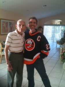 The author and his dad.