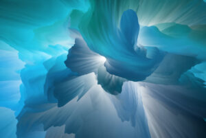 Magical world. Colorful abstract fantasy background, surreal dreamy landscape. 3d illustration.