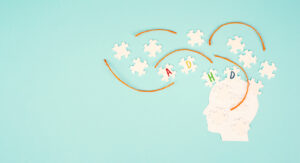 ADHD, attention deficit hyperactivity disorder, mental health, head with puzzle pieces