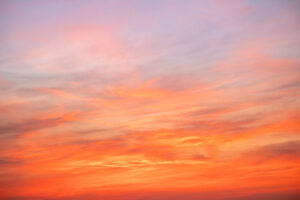 Sky,sunset, beautiful , luxury soft gradient orange gold clouds and sunlight on the blue sky perfect for the background, Sunrise on morning or everning in winter warm time ,Twilight summer,silhouette